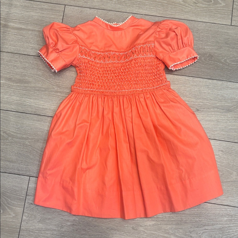Polly Flinders Coral Dress 6x